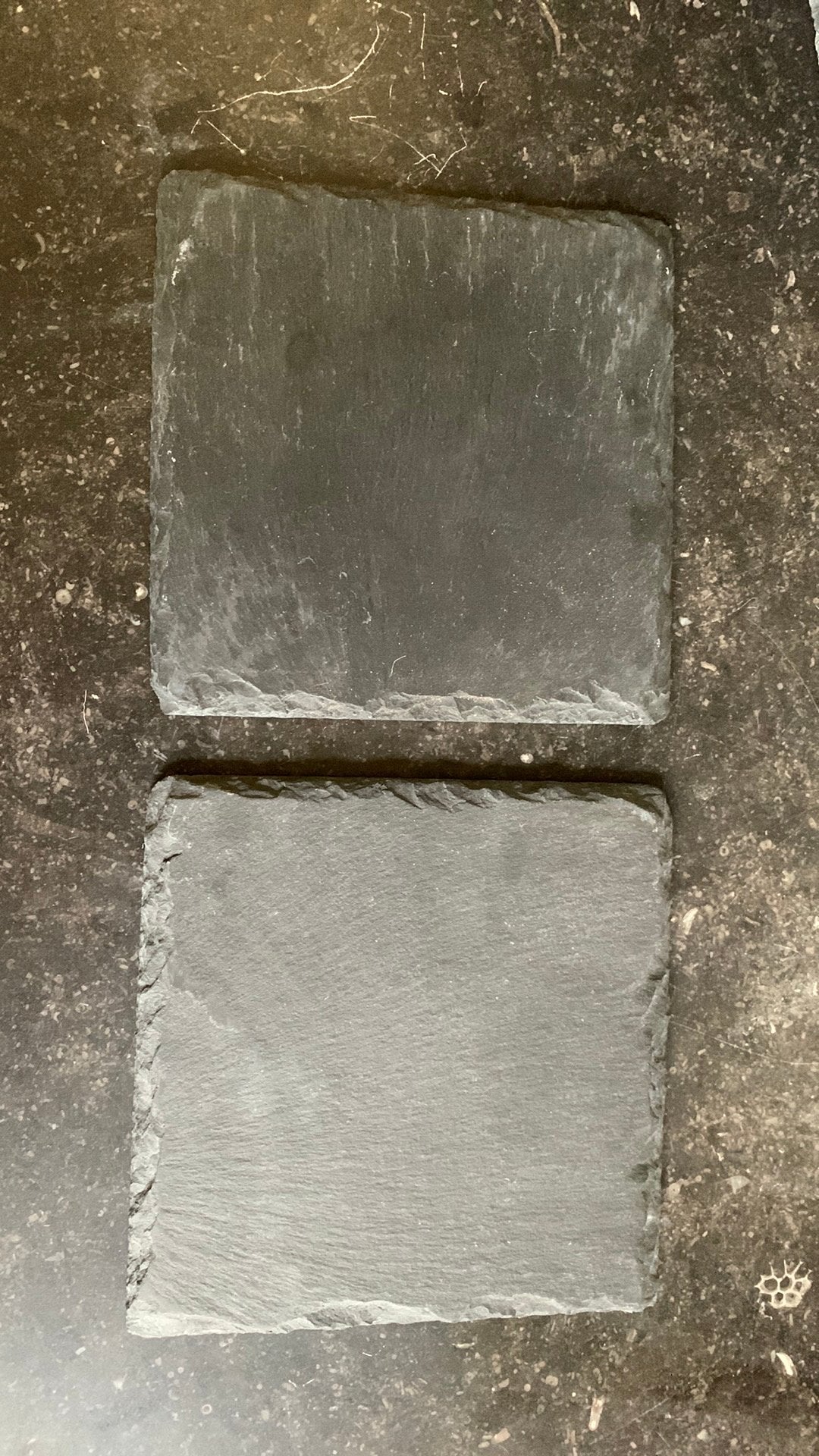 Leisteen pannen onderzetter., Huis en Inrichting, Ophalen of Verzenden, Zo goed als nieuw, Antislip, Natuurlijk materiaal