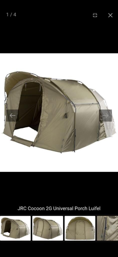 JRC Cocoon 2G universal Porch voorzet tent, Watersport en Boten, Hengelsport | Karpervissen, Ophalen of Verzenden, Zo goed als nieuw