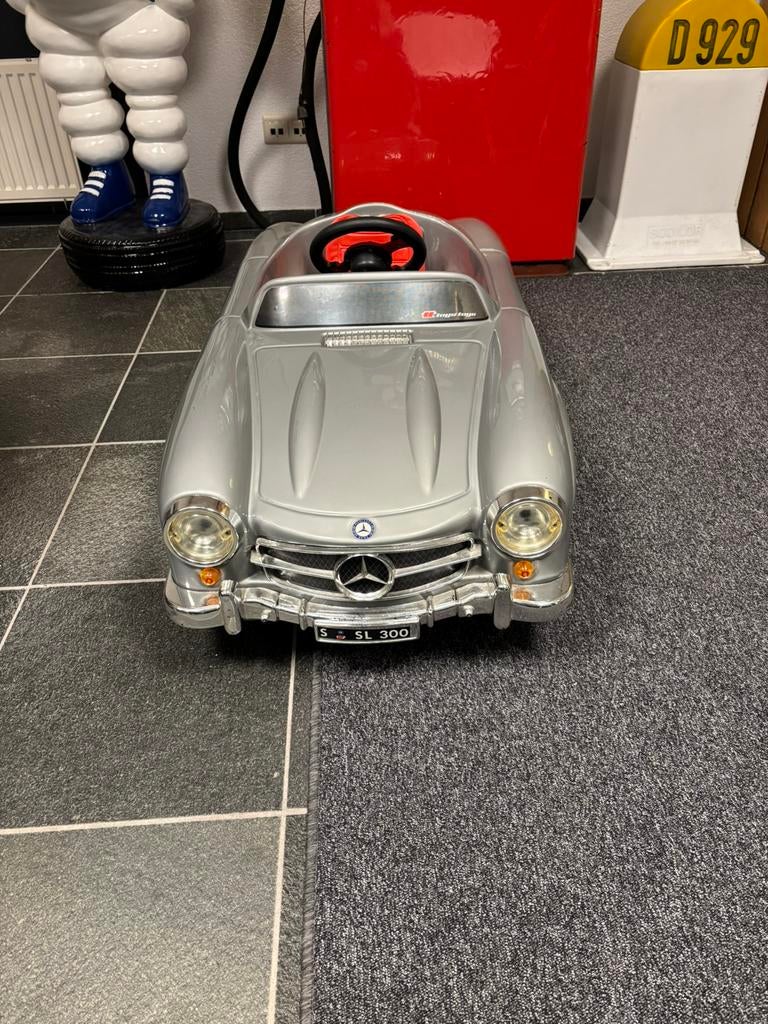 Trapauto mercedes 300 SL, Ophalen