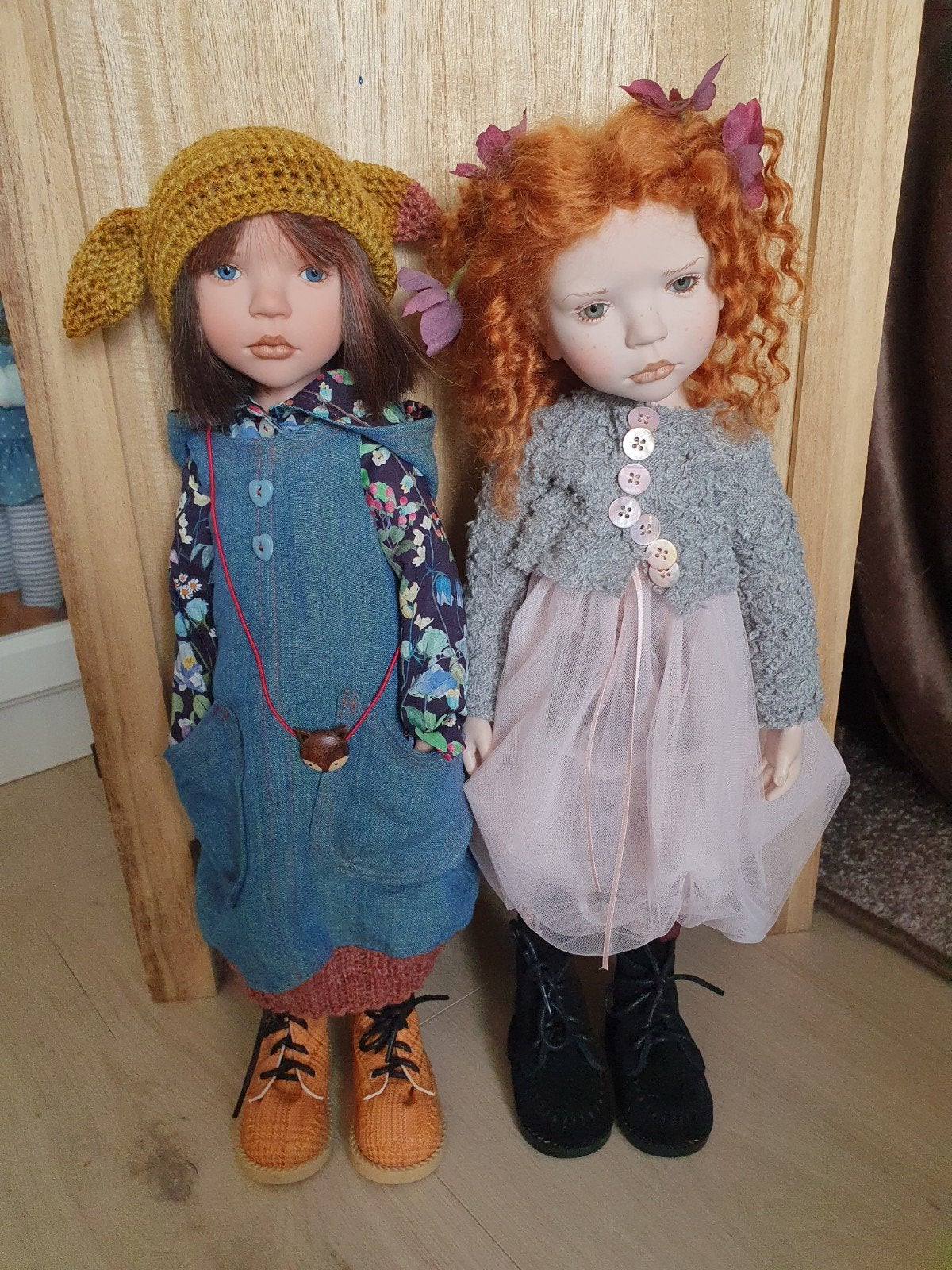 Zwergnase Elsii en Coline artdolls, Verzamelen, Poppen, Ophalen of Verzenden, Gebruikt