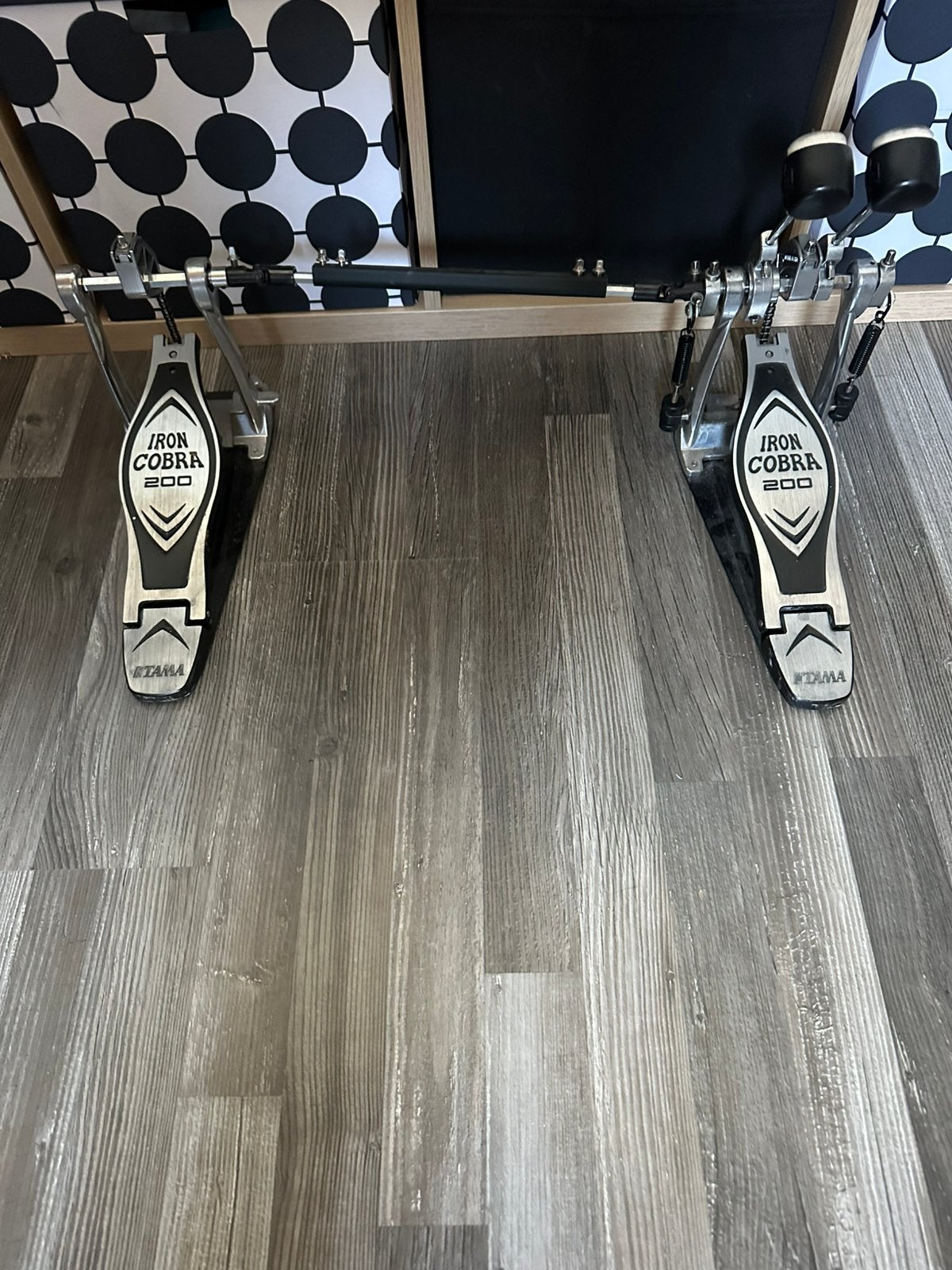 Tama iron 200 cobra dubbelbasspedaal, Ophalen, Zo goed als nieuw, Tama