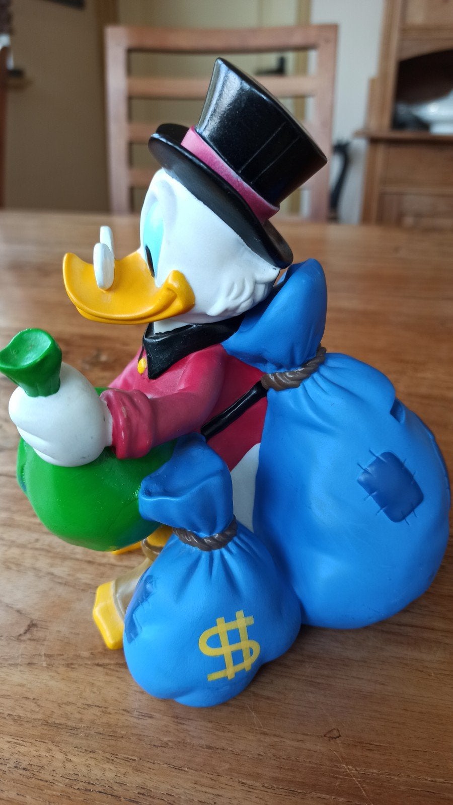 Disney Dagobert Duck Spaarpot, Verzamelen, Disney, Ophalen of Verzenden, Donald Duck, Zo goed als nieuw, Beeldje of Figuurtje