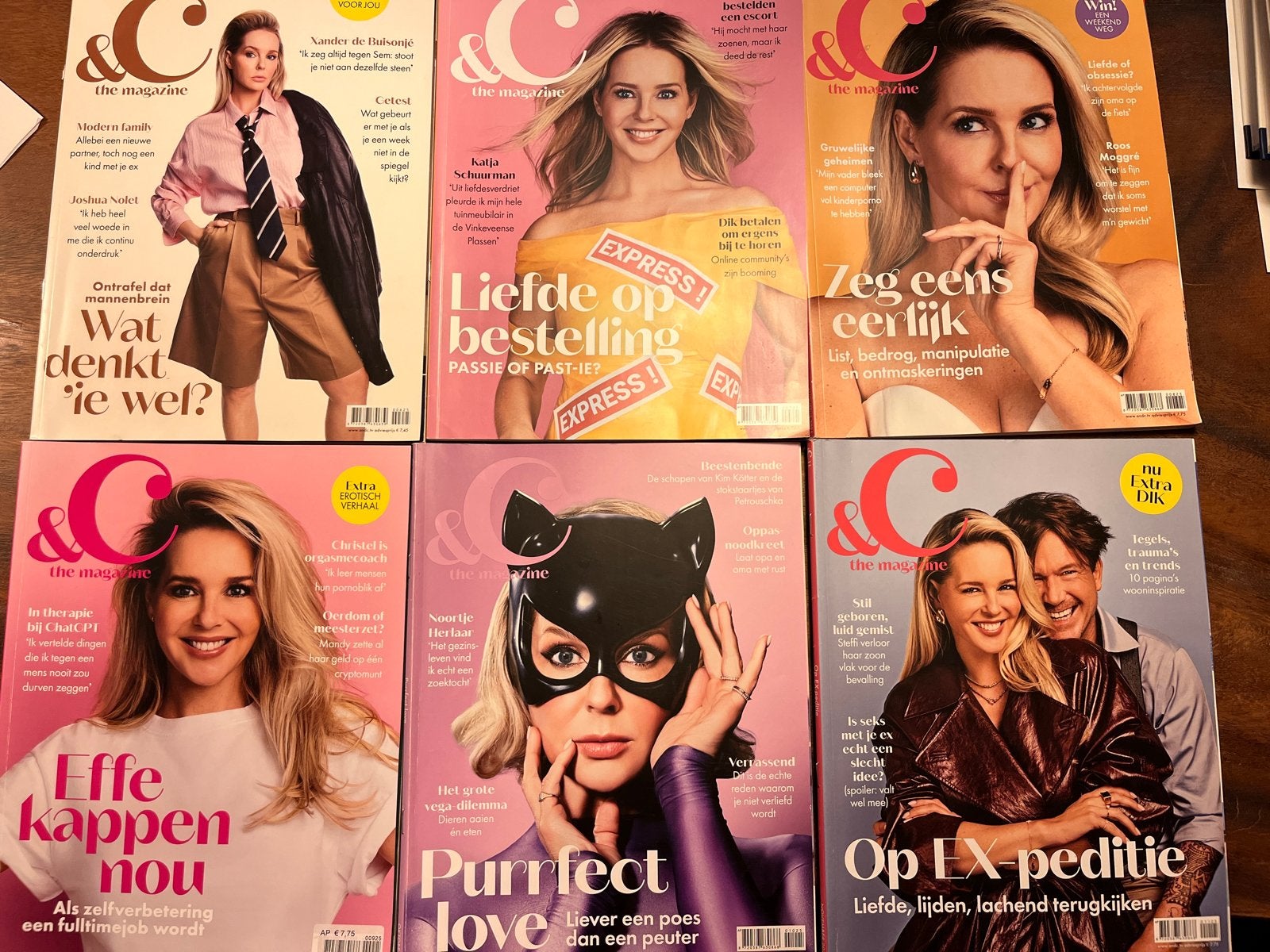 Chantal magazine nummers 6 t/m 11, jaargang 2025, Ophalen of Verzenden, Zo goed als nieuw, Damesbladen