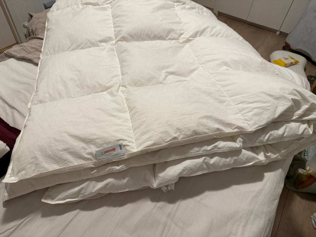 IKEA FJÄLLARNIKA All seasons dekbed 240x220 cm, Ophalen, Wit, Tweepersoons, Deken of Dekbed