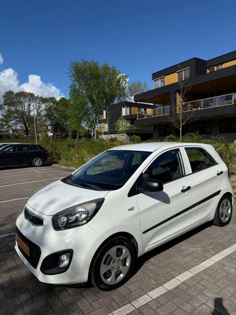 Kia Picanto 1.0 Cvvt 5-DRS 2012 Wit, Voorwielaandrijving, 400 kg, Wit, Origineel Nederlands