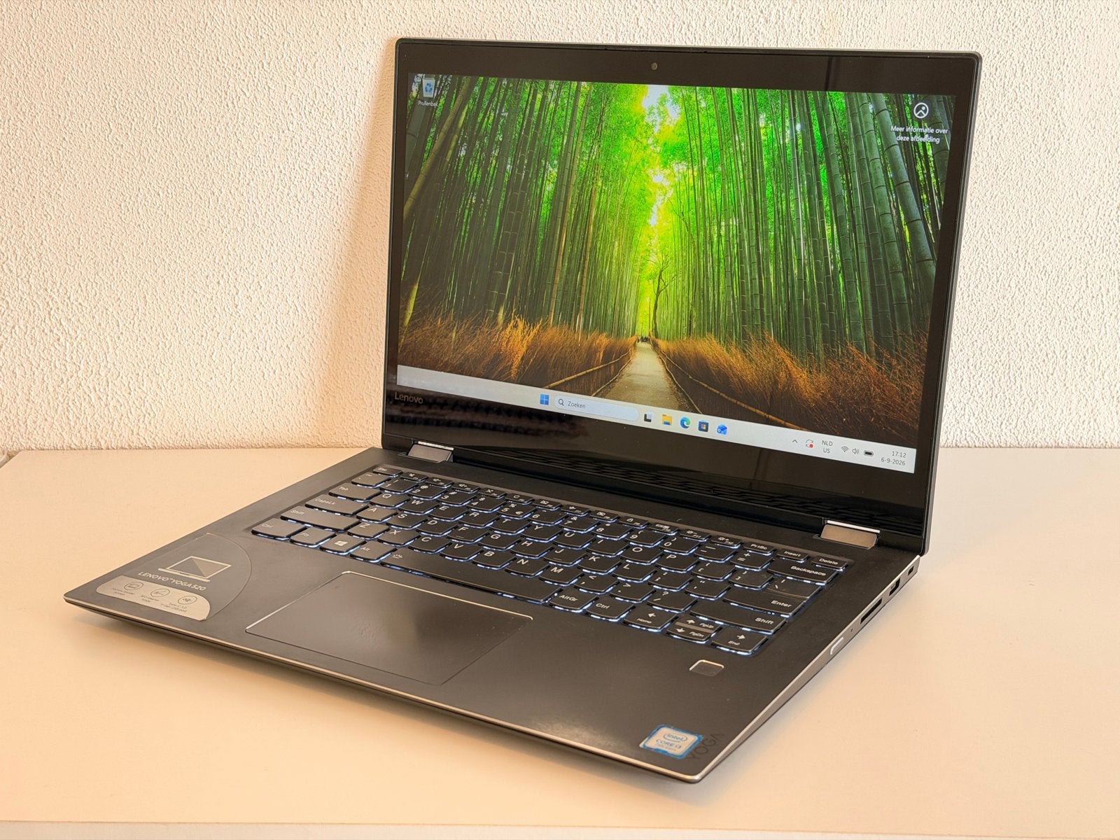 Lenovo Yoga 520 - 360 graden kantelbaar Touchscreen Laptop, Gebruikt, Qwerty, 8 GB, Ophalen of Verzenden