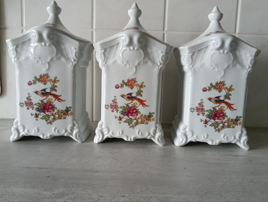 Gerold Porzellan Bavaria Voorraadpotten Set (3 stuks), Ophalen of Verzenden