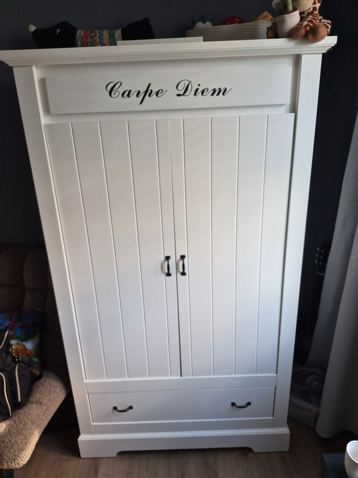 kledingkast wit., Huis en Inrichting, Ophalen, Gebruikt, 50 tot 75 cm, 150 tot 200 cm