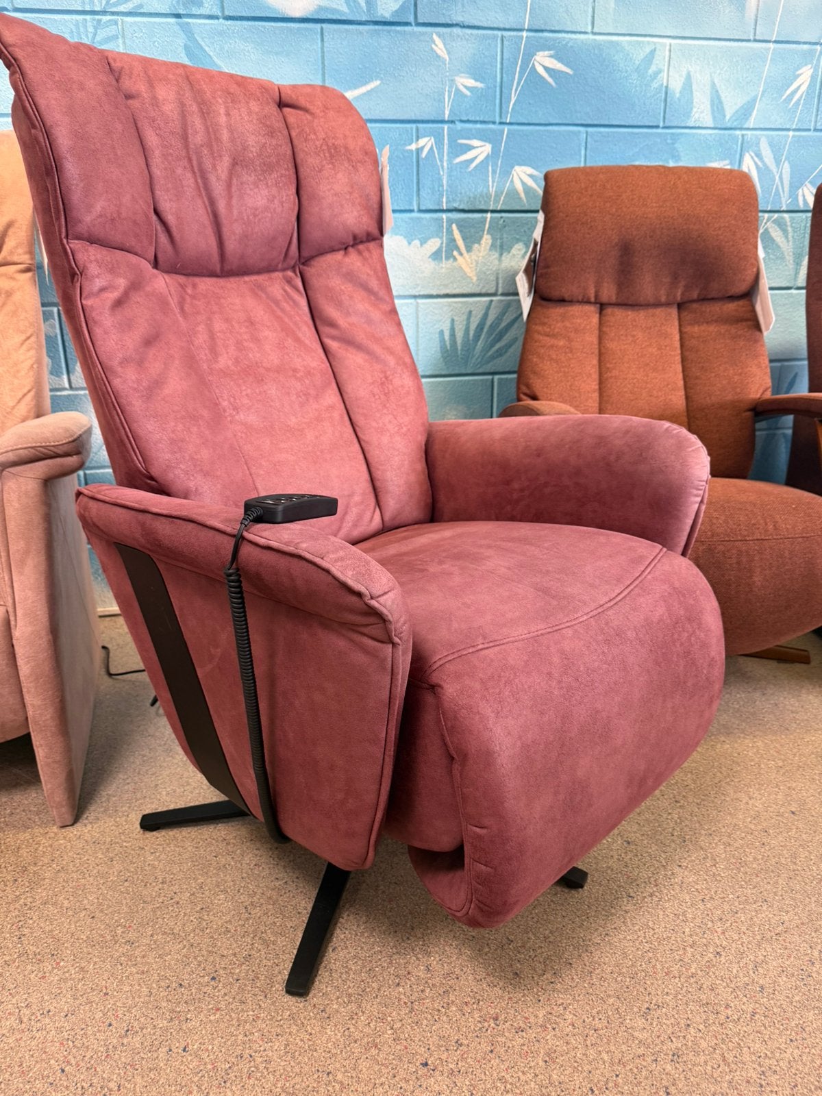 Gebruikt & nieuw sta op relax stoel/fauteuil gratis bezorgd, Ophalen of Verzenden, Zo goed als nieuw, Leer, Ruim 100 modellen in alle kleuren en maten met garantie