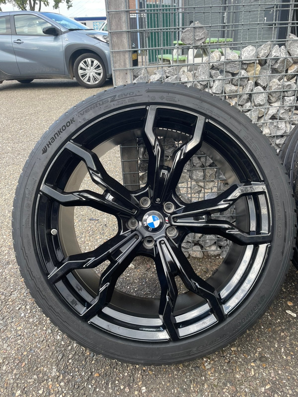 21 inch BMW M X3 X4 velgen 5x112 + hankook zomerbanden, Banden en Velgen, Nieuw, Terreinwagen, Zomerbanden