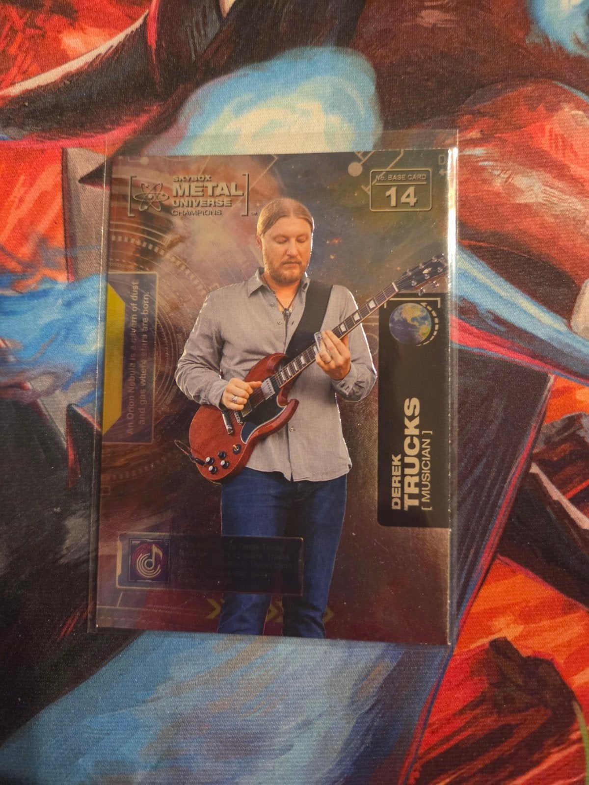 Skybox 2021 Metal Universe Champions Derek Trucks kaart, Ophalen of Verzenden, Zo goed als nieuw, Overige sporten, Poster, Plaatje of Sticker