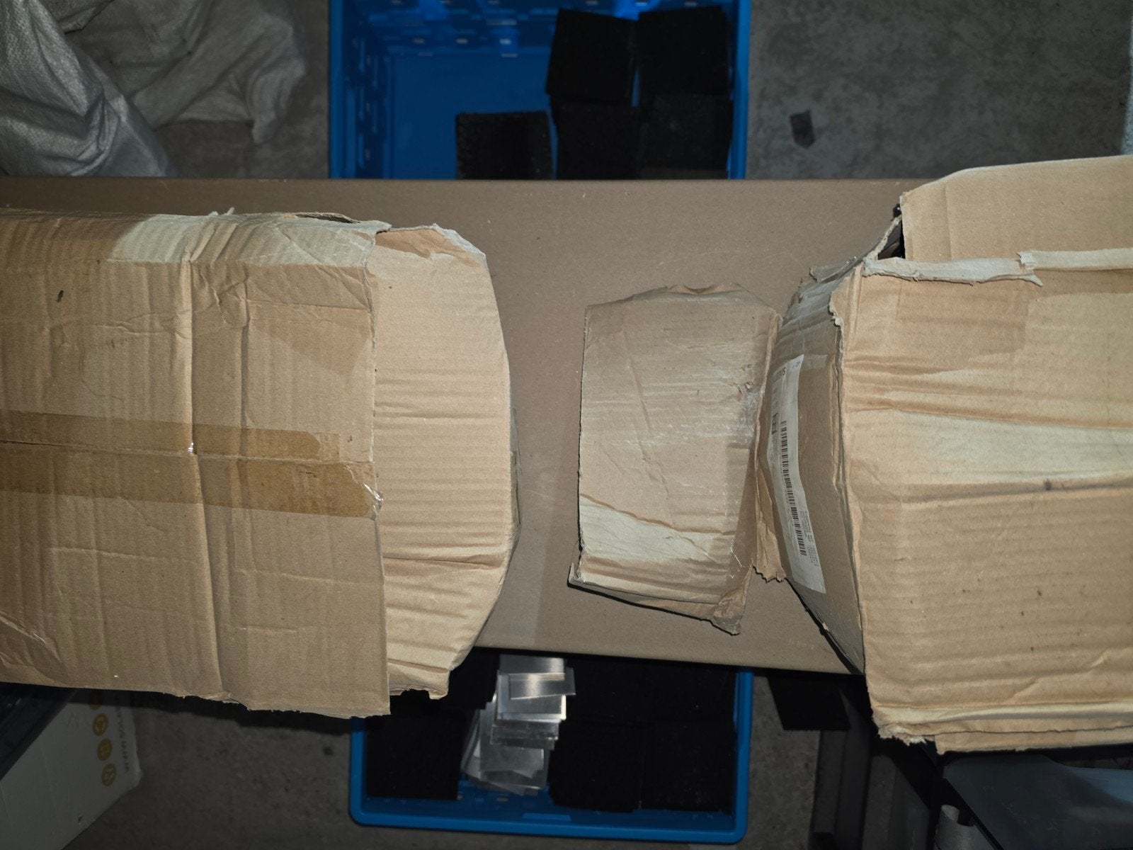 schuimblokkenen 10mm dik 0,10x0,10 en aluminium plaatjes., Ophalen of Verzenden, Gebruikt, Aluminium