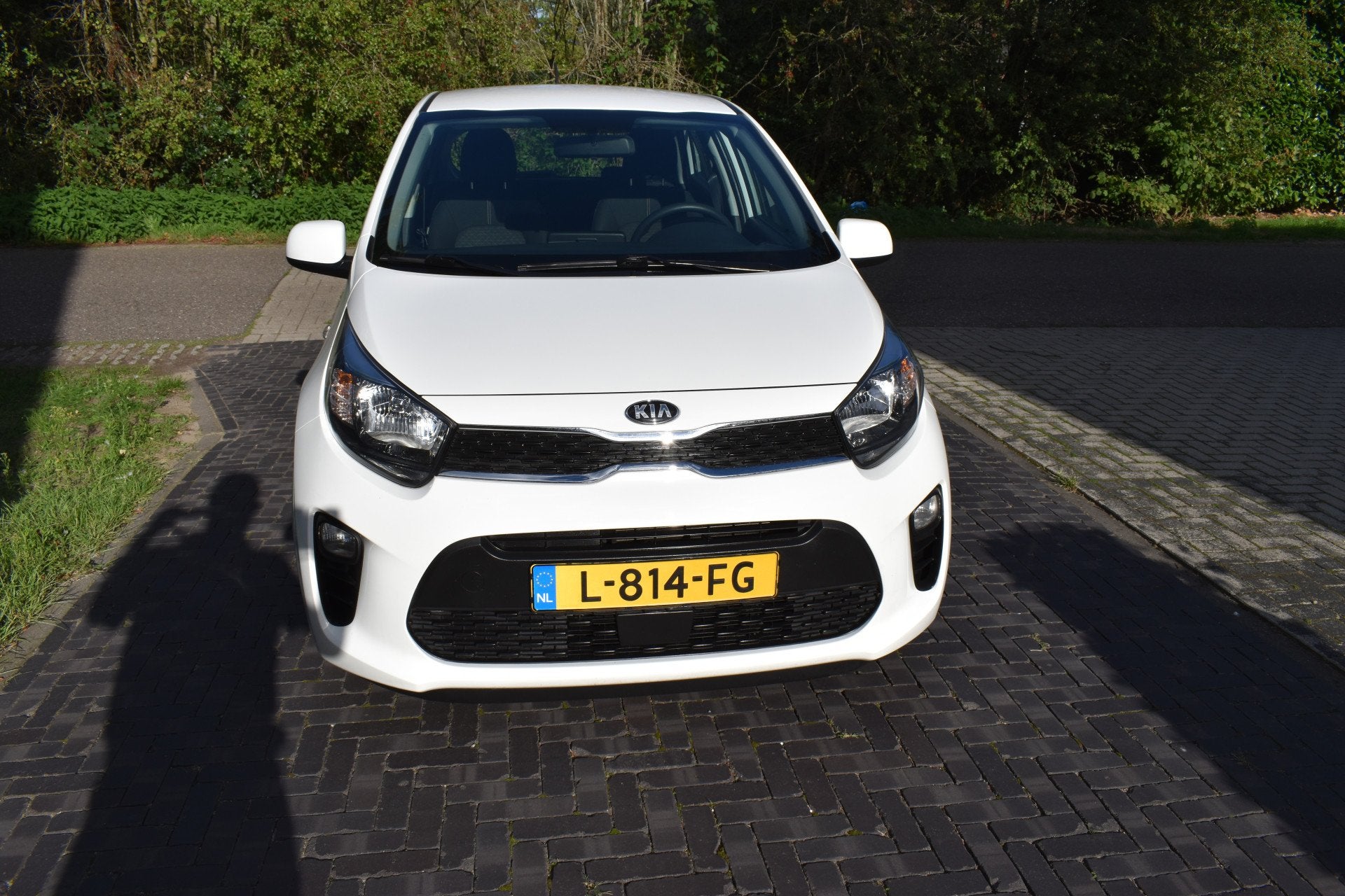 Kia Picanto 1.0 DPi ComfortLine '21 AUTOMAAT NIEUWSTAAT!, Auto's, 877 kg, Gebruikt, 4 stoelen, Wit