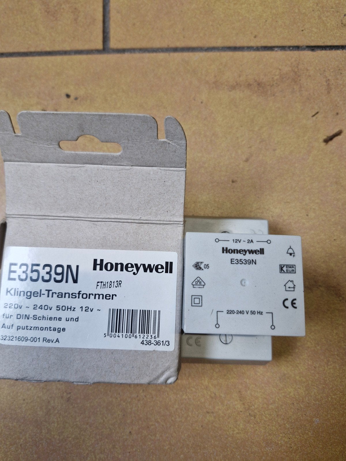 Honeywell E3539N Klingel-Transformer 12V, Ophalen of Verzenden, Nieuw, Overige typen