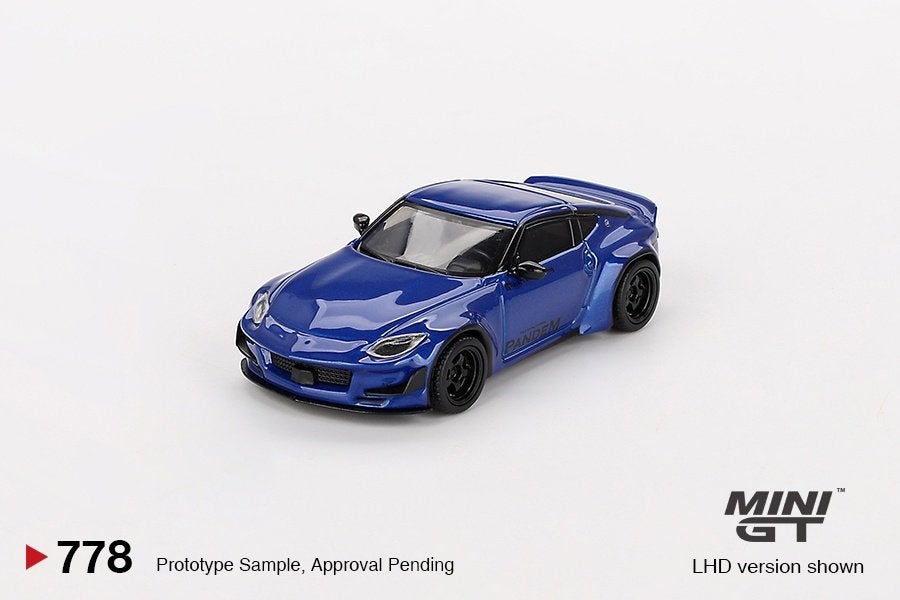 Nissan Z Pandem Seiran Blue 1:64 Mgt243, Verzenden, Nieuw, Auto