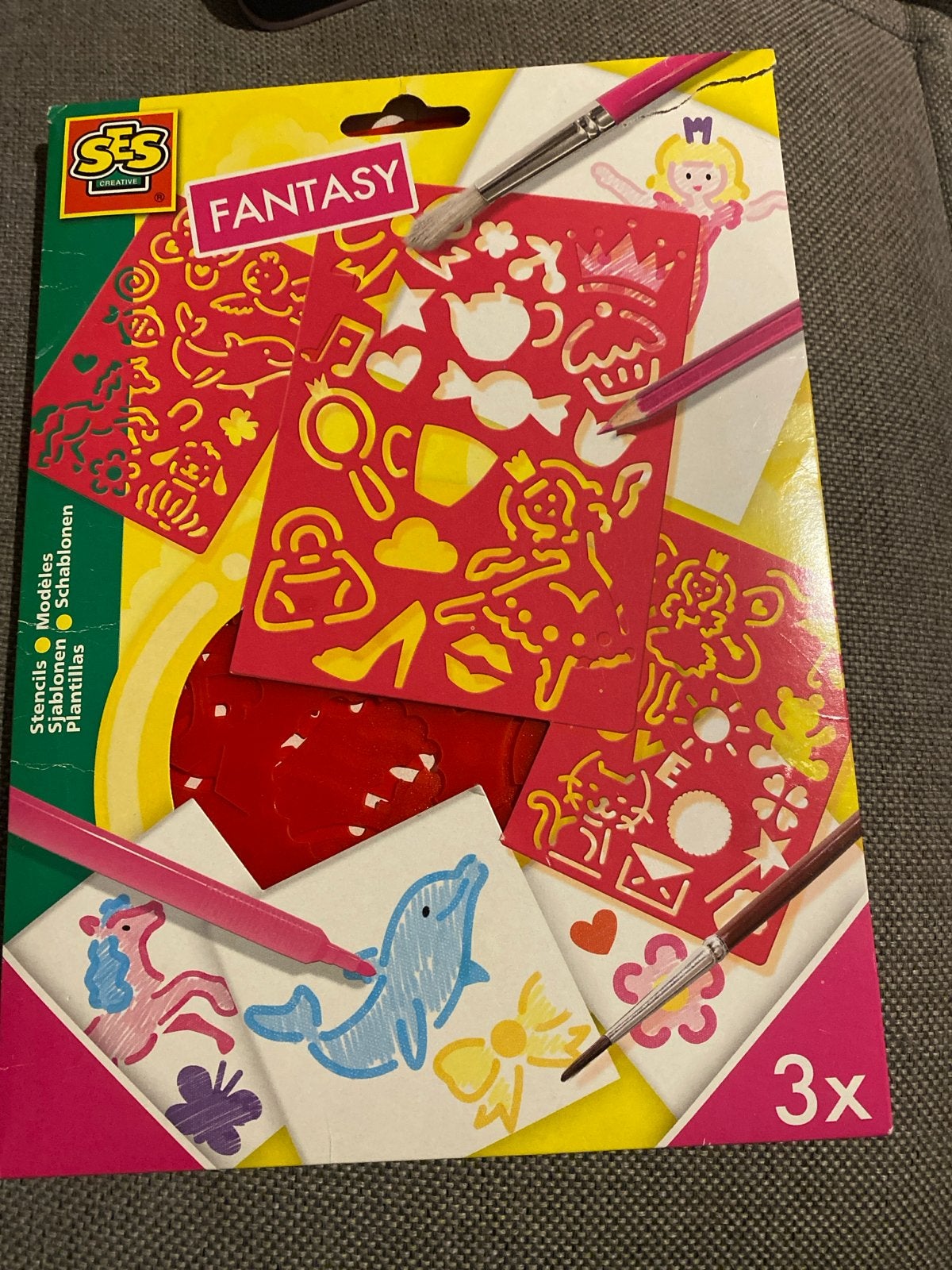 SES Fantasy sjablonen - Zo goed als nieuw, Fantasie, Ophalen of Verzenden, Zo goed als nieuw, Kunststof
