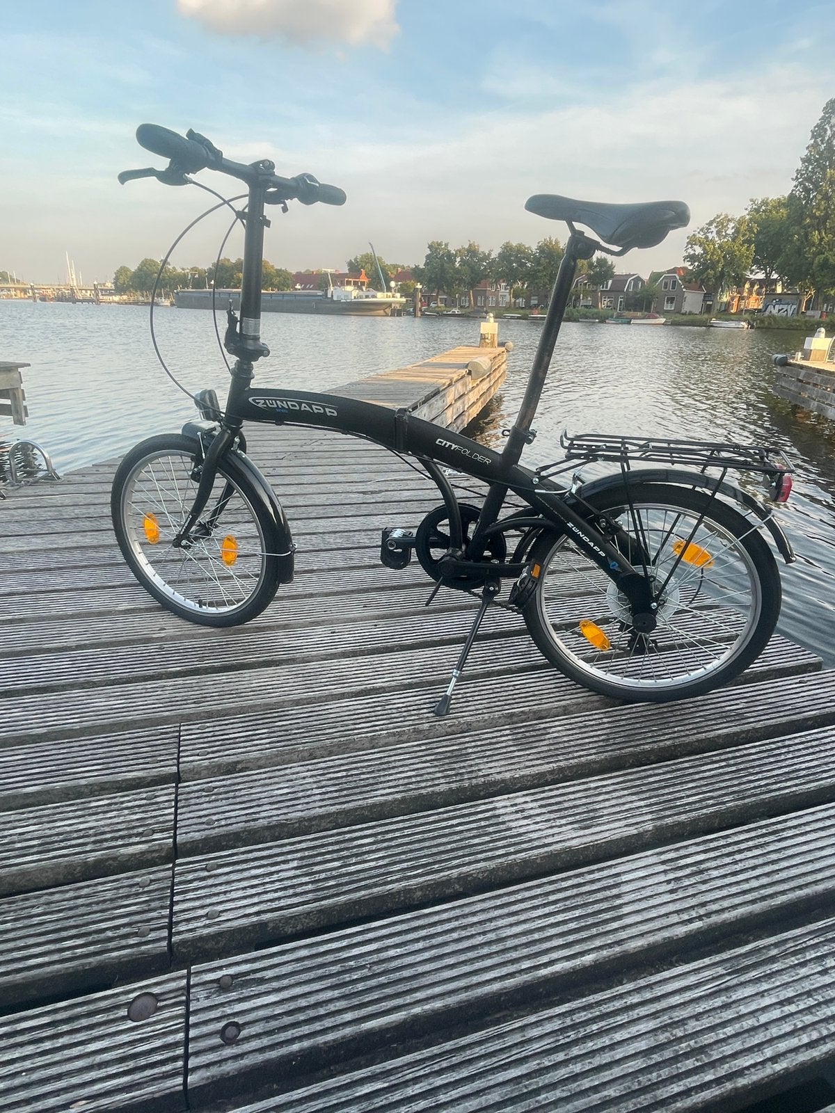 Zündapp vouwfiets City Folder, 20 inch of meer, Gebruikt, Velgrem, Versnellingen
