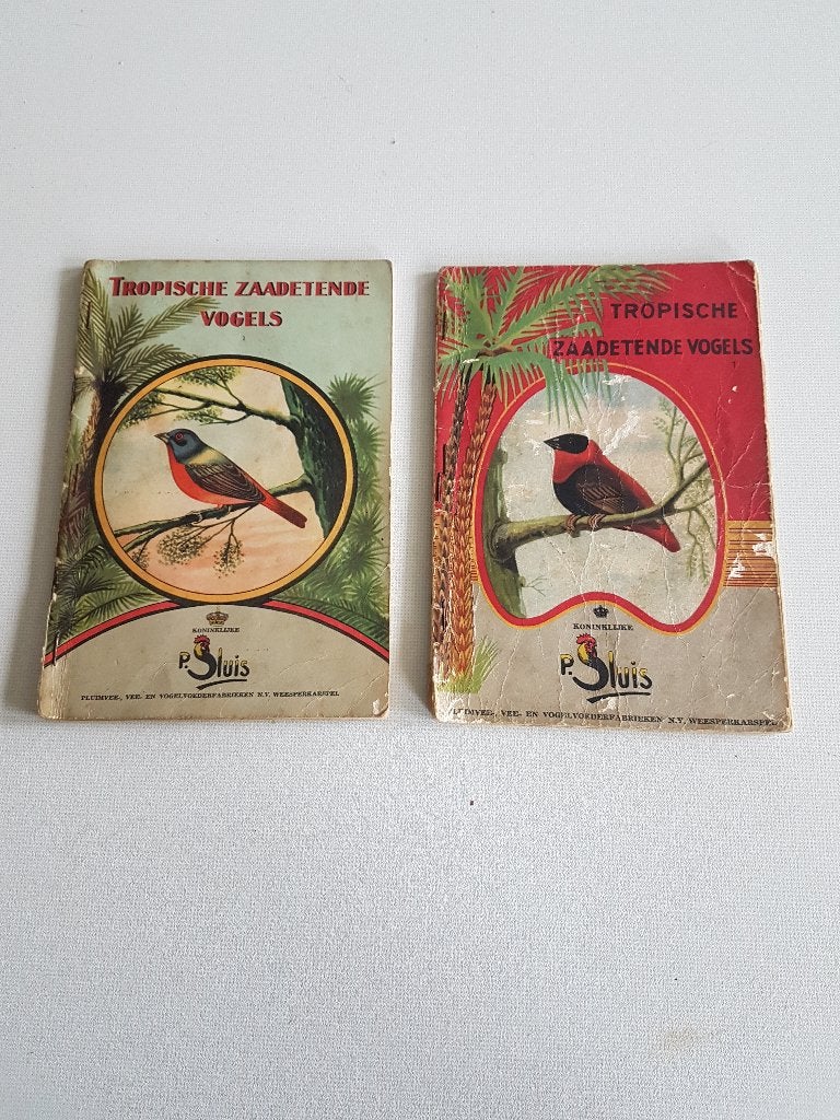 boeken over tropische vogels van P. Sluis,2  stuks, Ophalen of Verzenden, Gelezen, Vogels