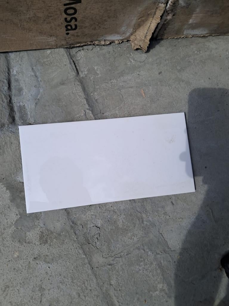 Witte Mosa wandtegels - Nieuw in doos, Ophalen, Nieuw, 20 tot 40 cm, Wandtegels