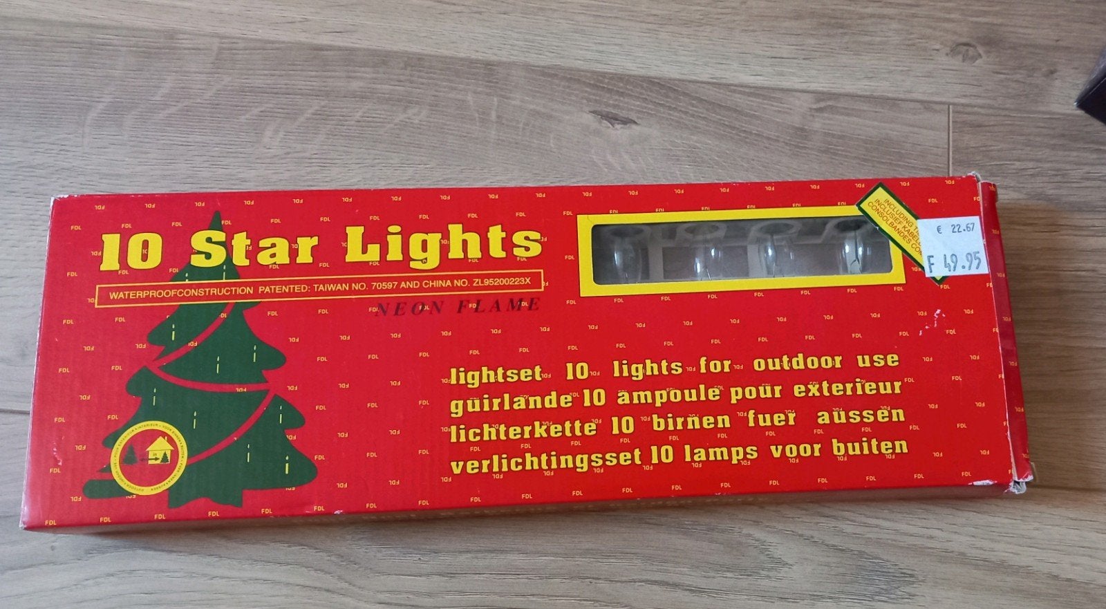 Vlam verlichting, Ophalen of Verzenden, Zo goed als nieuw