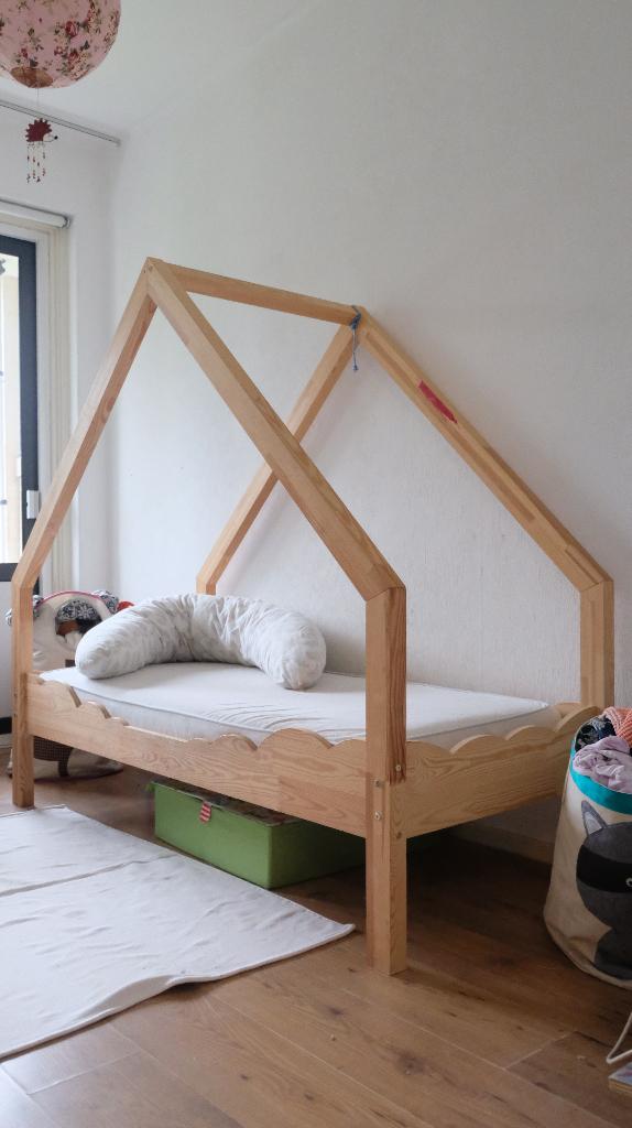 Petit Puk Cabin Cloud bedhuisje kinderbed, Gebruikt, 70 tot 85 cm, 140 tot 160 cm, Ophalen