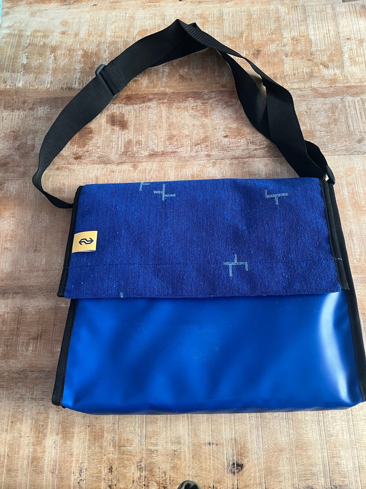 NS Fraenck Upcycle Tas - handgemaakt, Ophalen of Verzenden, Nieuw, Blauw, Overige merken