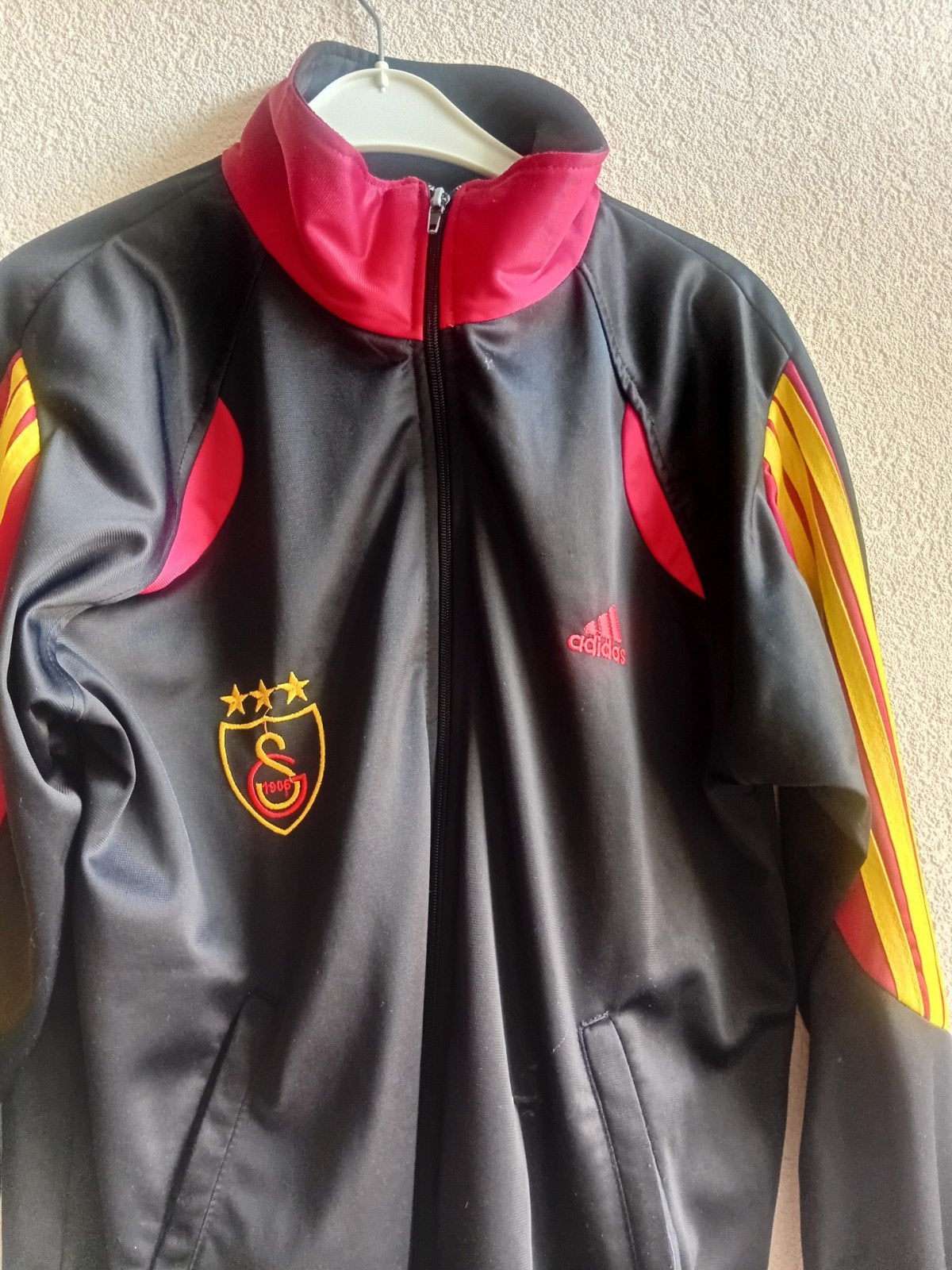 Adidas Galatasaray Trainingsjack( ruilen mag), Maat 48/50 (M), Zwart, Overige typen, Ophalen of Verzenden