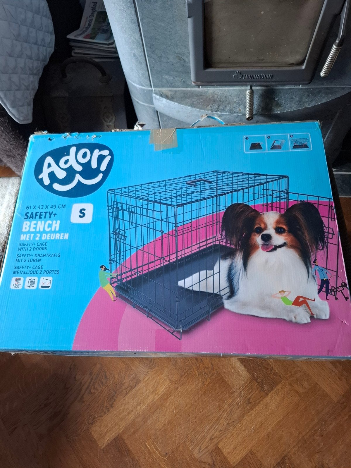 Honden bench, Dieren en Toebehoren, Ophalen, Zo goed als nieuw