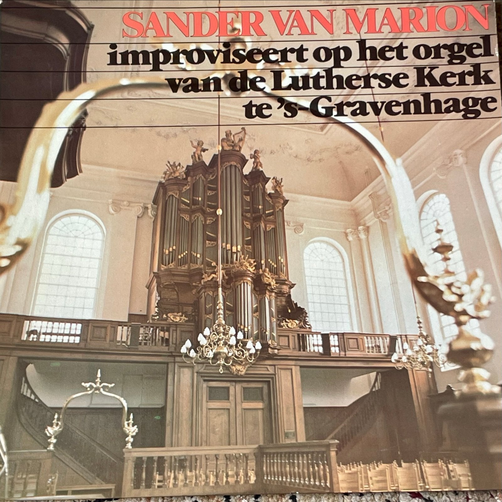 Sander van Marion - Improviseert op het orgel (LP), LP, Gebruikt, Overige componisten, Ophalen of Verzenden