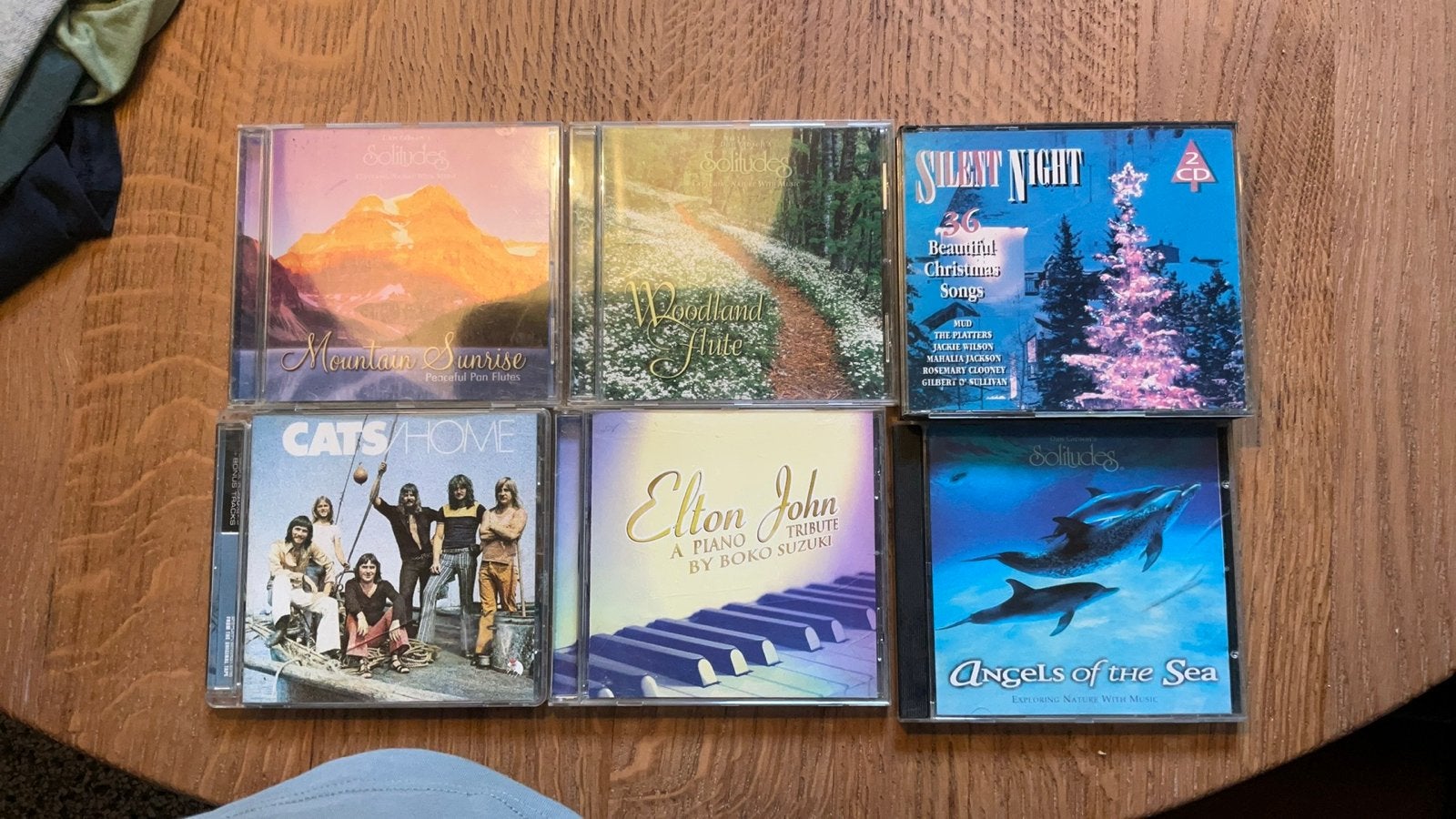 Mooie cd's: Solitudes, Elton John, Cats/Home en meer, Ophalen of Verzenden, Gebruikt, Verzamelalbum, Inclusief doosje