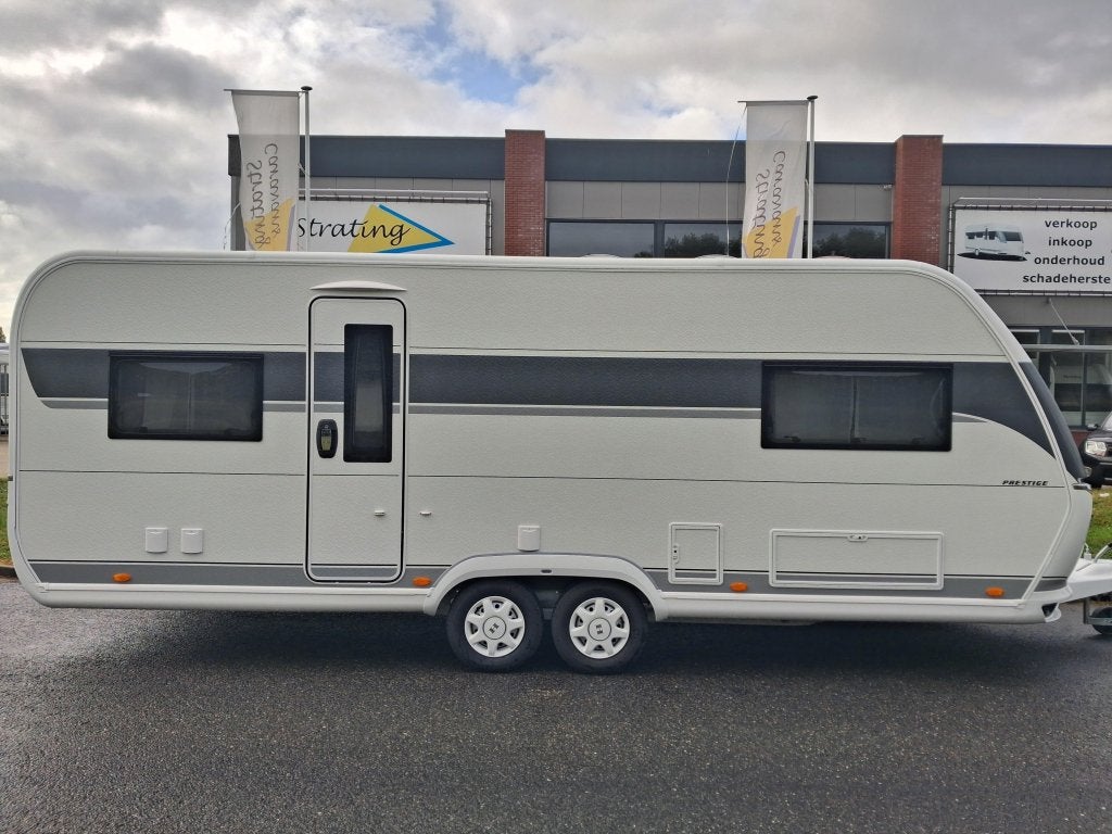 Hobby Prestige 620 CL NIEUW!! Enkele bedden!!, Caravans en Kamperen, Caravans, Rondzit, Hobby, Schokbreker, Bedrijf