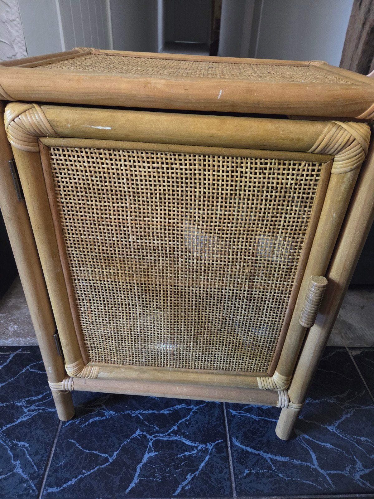 Gaaf rotan kastje - 65x45 cm, Ophalen of Verzenden, Zo goed als nieuw, Boho, Rotan