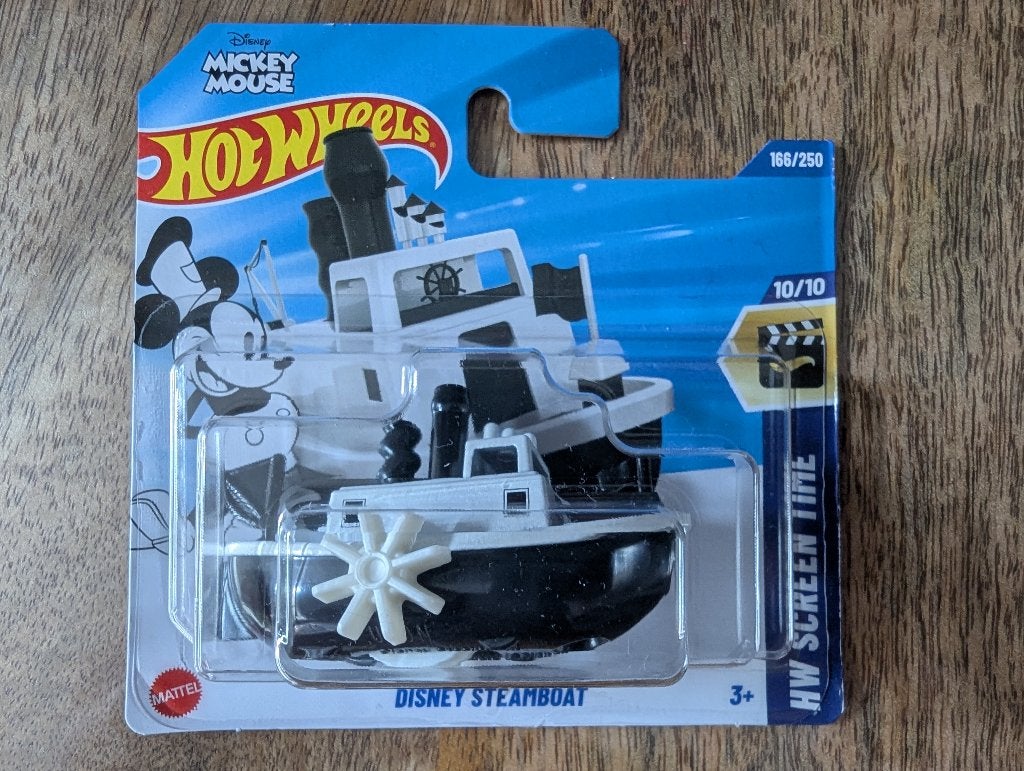 Hot Wheels Disney Steamboat (Mickey Mouse) - Nieuw - 39, Ophalen, Nieuw, Overige typen