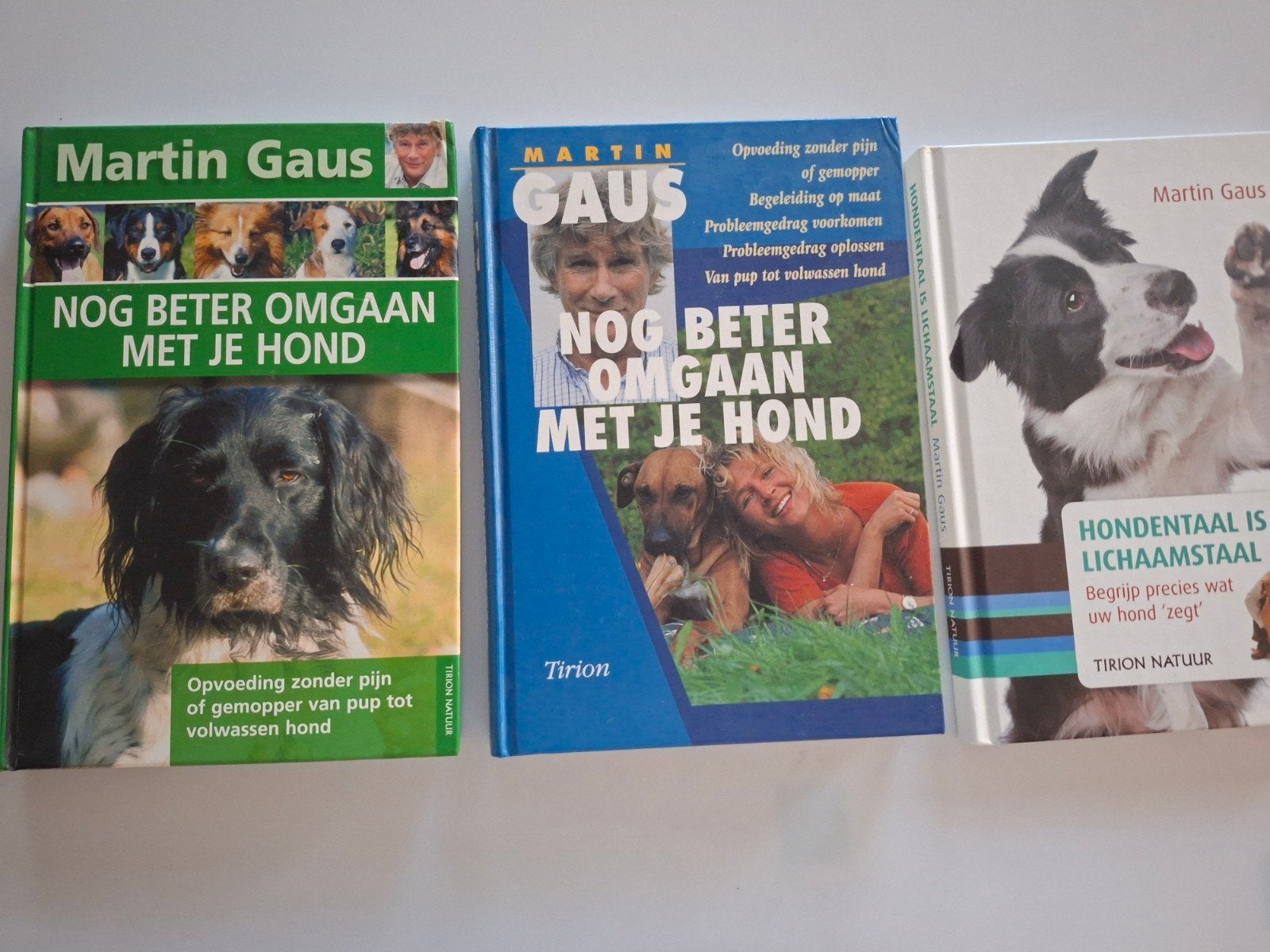 3 boeken van Martin Gaus over honden. Totaalprijs 16 euro, Ophalen of Verzenden, Zo goed als nieuw, Honden