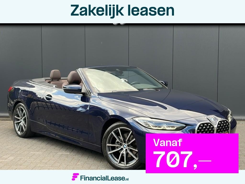 BMW 4 Serie Cabrio 420i 1e eigenaar NL-auto LED Nekverwarmin, Automaat, 1998 cc, Gebruikt, Cabriolet