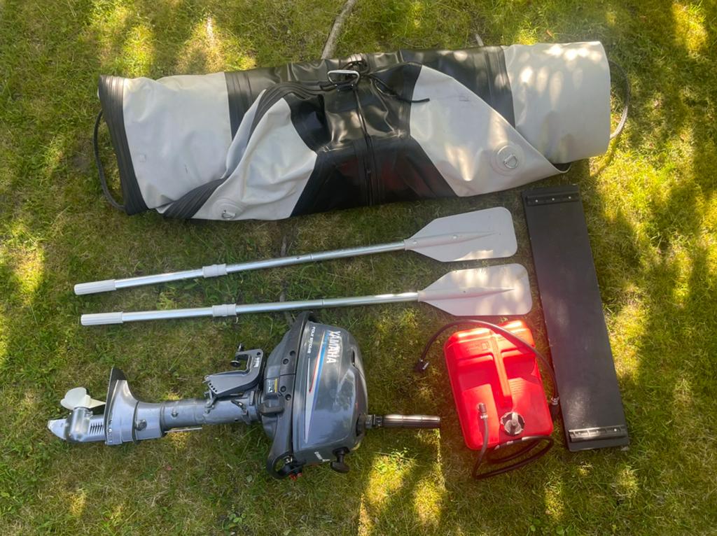 Talamex QLA-270 + Yamaha 4PK | complete vaarset, Watersport en Boten, Ophalen, Zo goed als nieuw, Overige typen, Motorboot