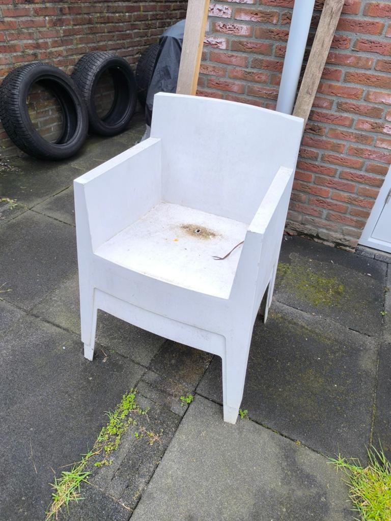 Stevige opknap stoelen - ideaal voor projecten, Ophalen of Verzenden, Gebruikt, Kunststof, Overige typen
