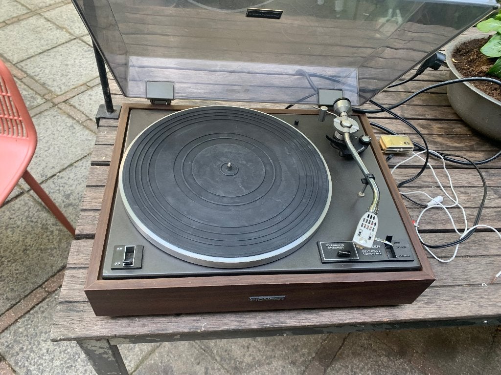 Vintage Pioneer platenspeler PL-12D, Audio, Tv en Foto, Platenspelers, Ophalen of Verzenden, Gebruikt, Platenspeler, Pioneer