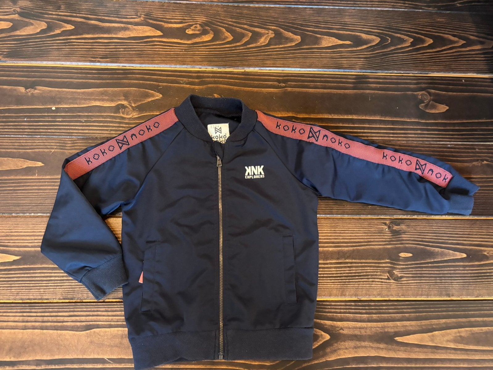 Koko Noko blauwe zomerjas / herfst jas maat 104, Kinderen en Baby's, Kinderkleding | Maat 104, Ophalen of Verzenden, Zo goed als nieuw