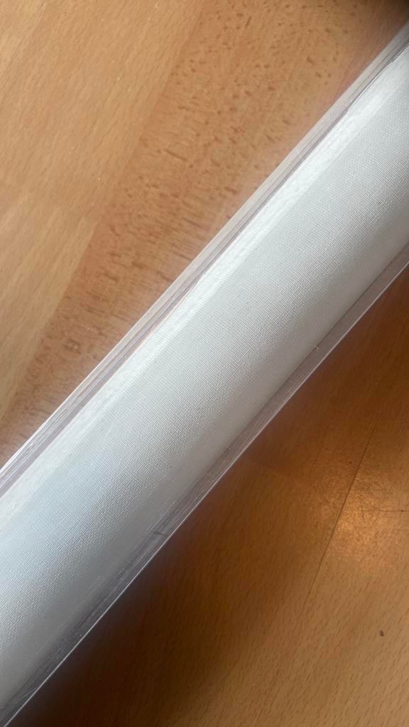 Rolgordijn wit max 210 cm breed makkelijk in te korten, Ophalen, 200 cm of meer, Wit, Nieuw