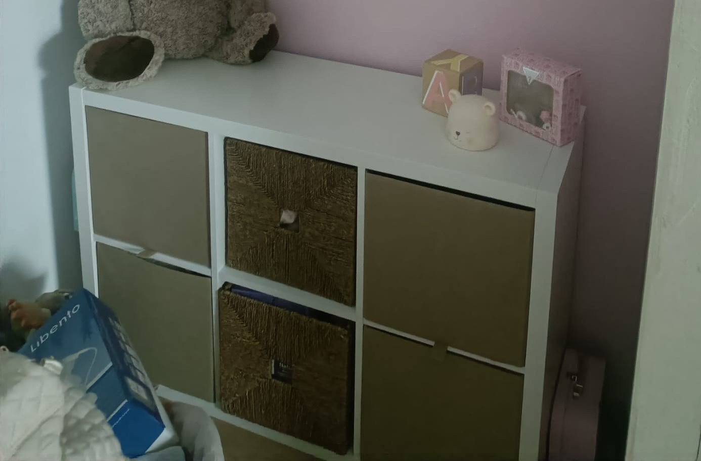 Witte kallax Ikea kast met 6 vakken, Ophalen, Zo goed als nieuw