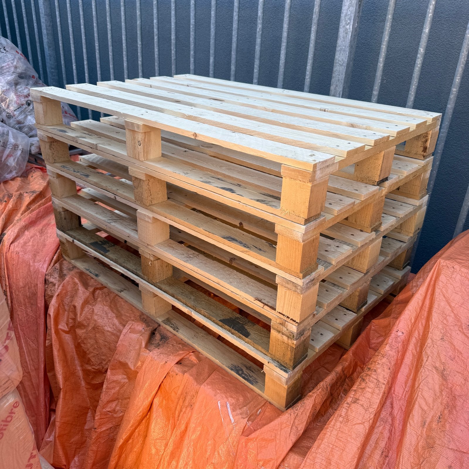 Pallets vuren / stookhout / vurenhout, Doe-het-zelf en Verbouw, Ophalen, Zo goed als nieuw, 50 mm of meer, Minder dan 200 cm