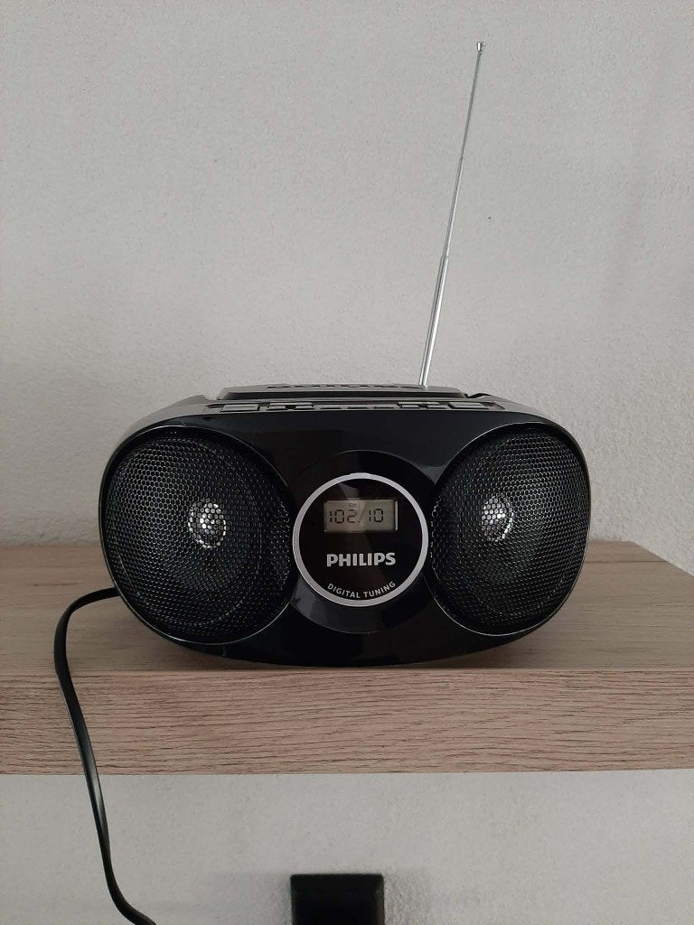 Philips AZ215B/12, radio/CD-speler!, Ophalen of Verzenden, Gebruikt, Radio, Met cd-speler