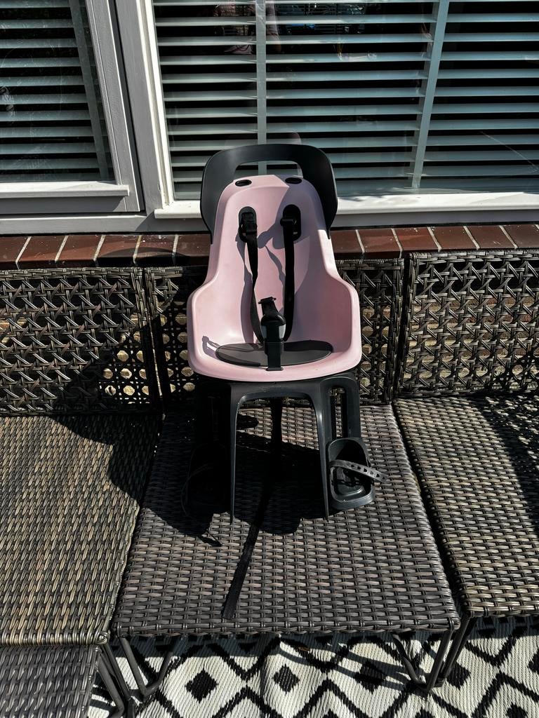 Bobike One Maxi Achterzitje - Zacht Roze, Achterzitje, Voetsteuntjes, 9 t/m 18 kg, Ophalen of Verzenden