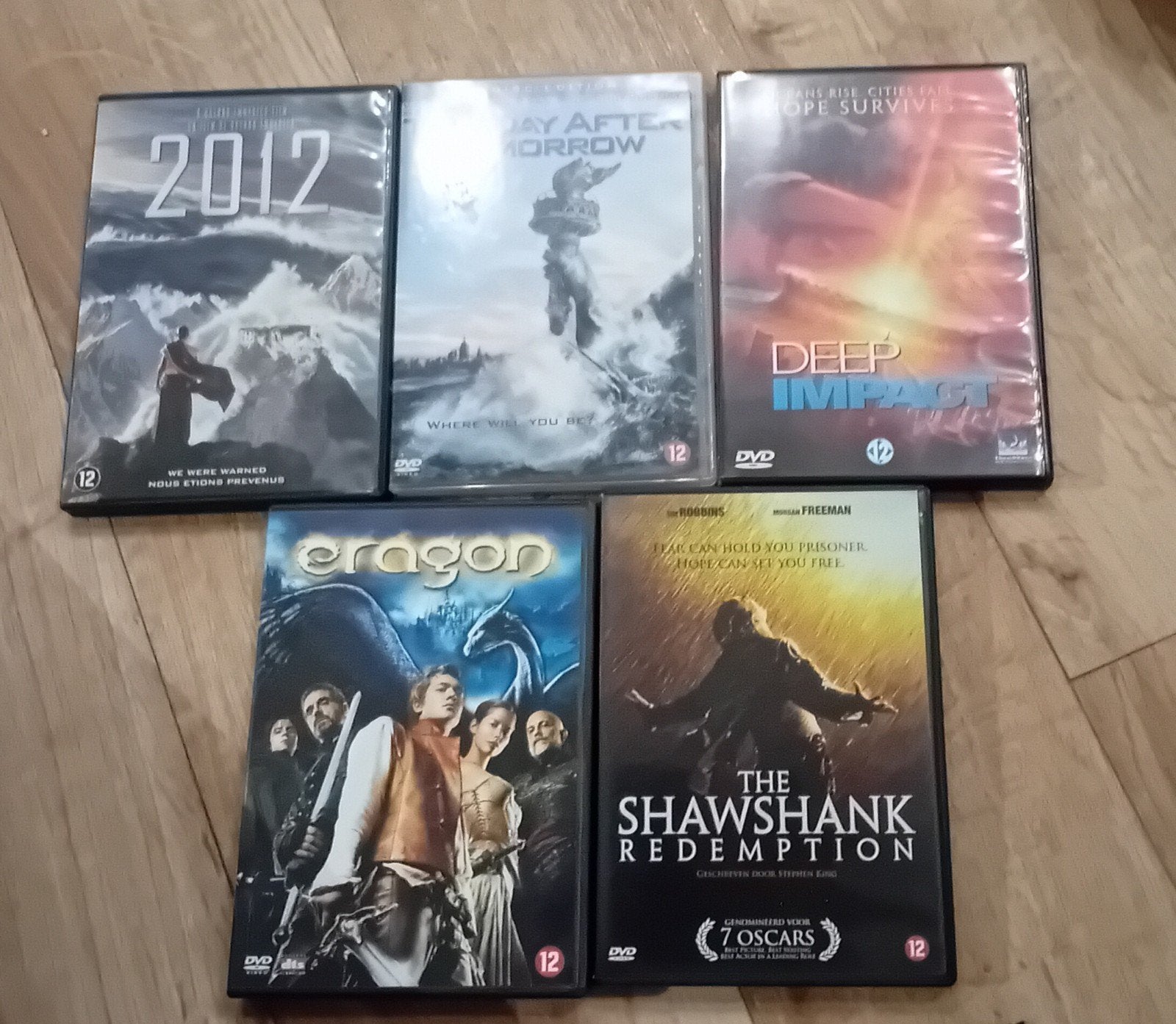 5 DVD 's, Ophalen of Verzenden, Zo goed als nieuw, Vanaf 12 jaar, Inclusief doosje