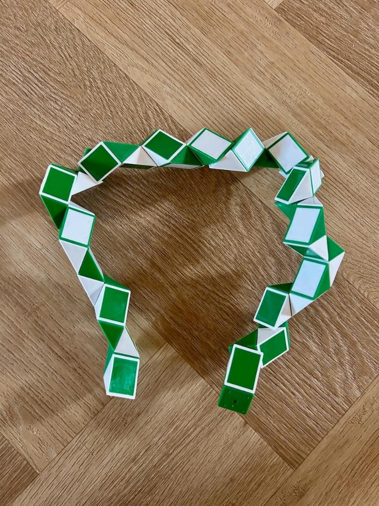 Z.g.a.n. Fidget Toys magische slang puzzel - draaipuzzel, Ophalen of Verzenden, 10 tot 50 stukjes, Zo goed als nieuw