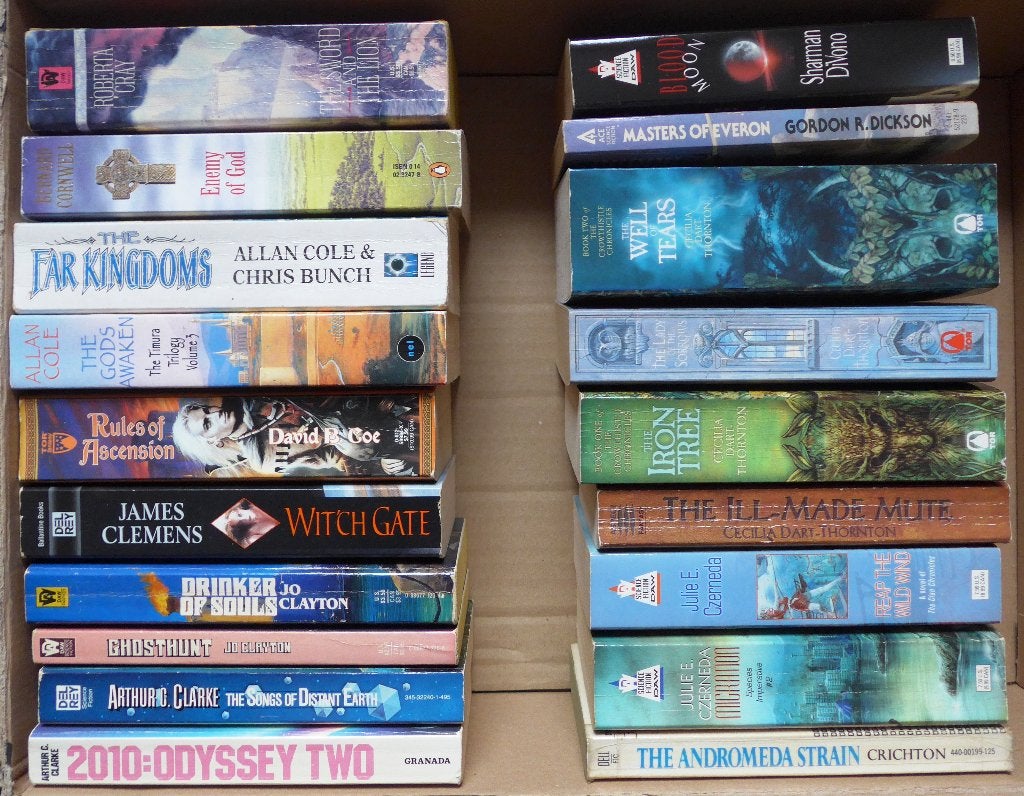SF & Fantasy Clarke, Clayton, Czerneda, Dickson po's (E), Ophalen, Gelezen, Diverse auteurs