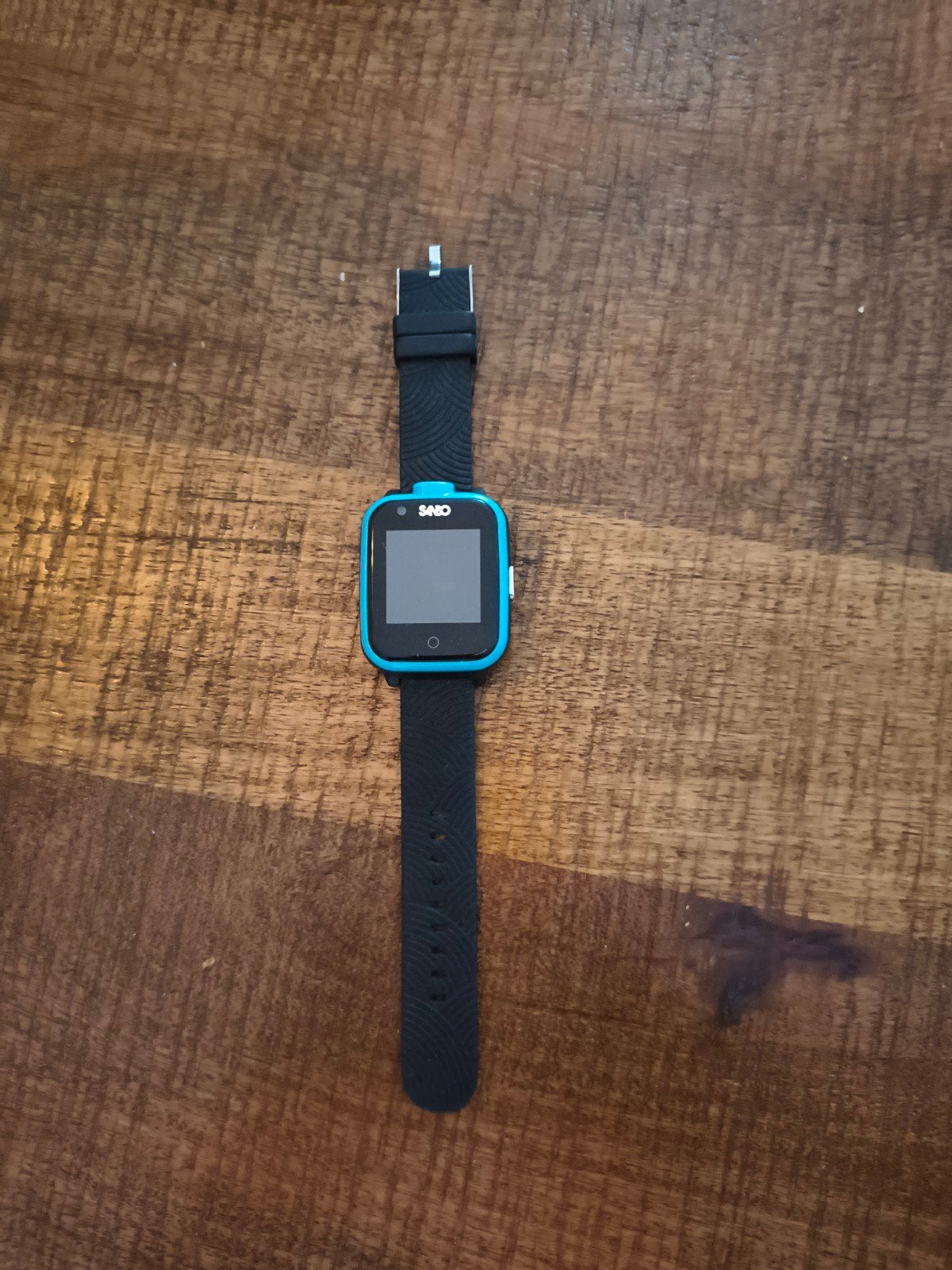 SABO Smartwatch Kinderhorloge Zwart/Blauw, Ophalen of Verzenden, Gebruikt, Zwart