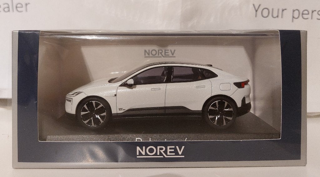 Norev 1:43 Polestar 4 2024 snow nieuw in display doosje, Hobby en Vrije tijd, Ophalen of Verzenden, Nieuw, Auto, Norev