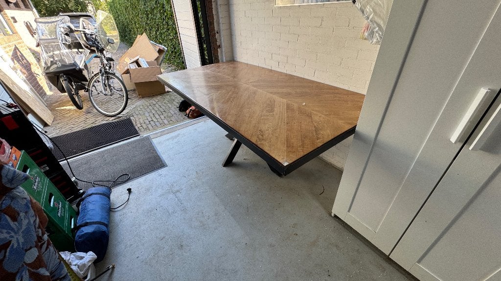 Eettafel, Ophalen, Gebruikt, 200 cm of meer, 50 tot 100 cm